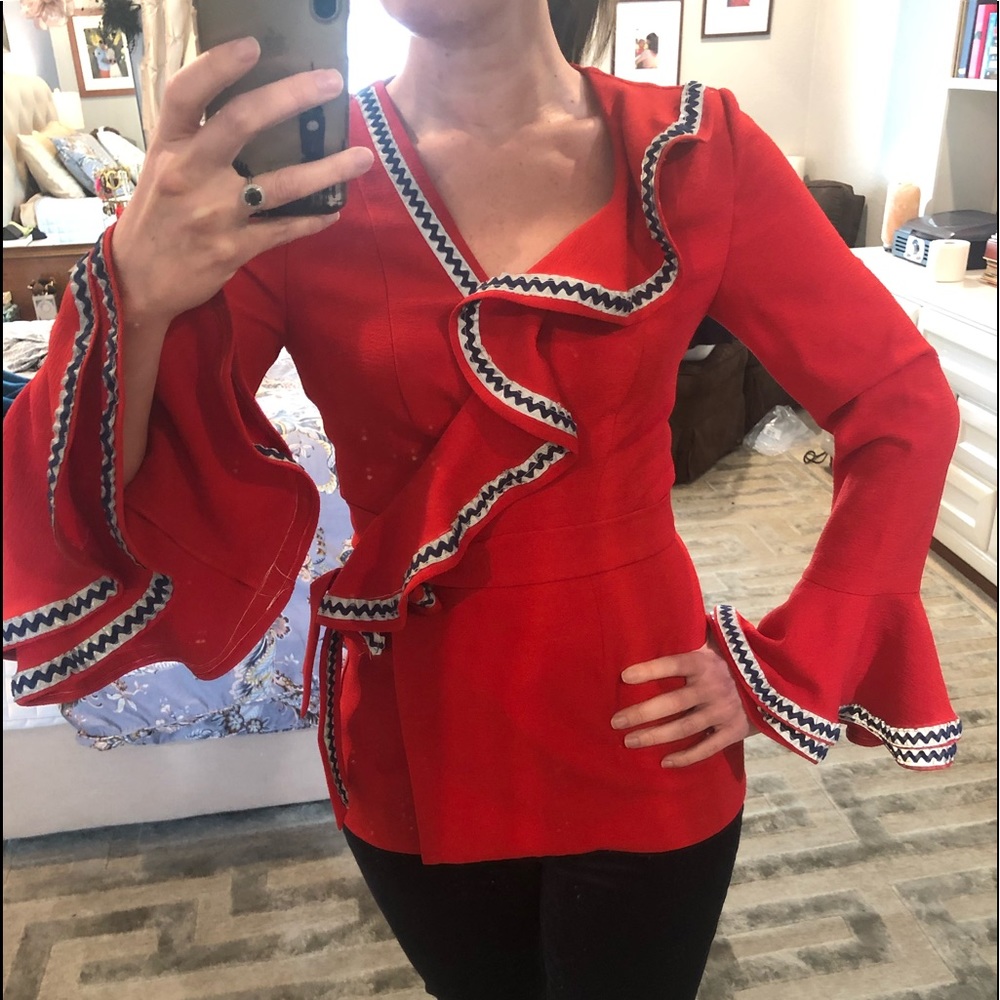 C/MEO Collective Wrap Top